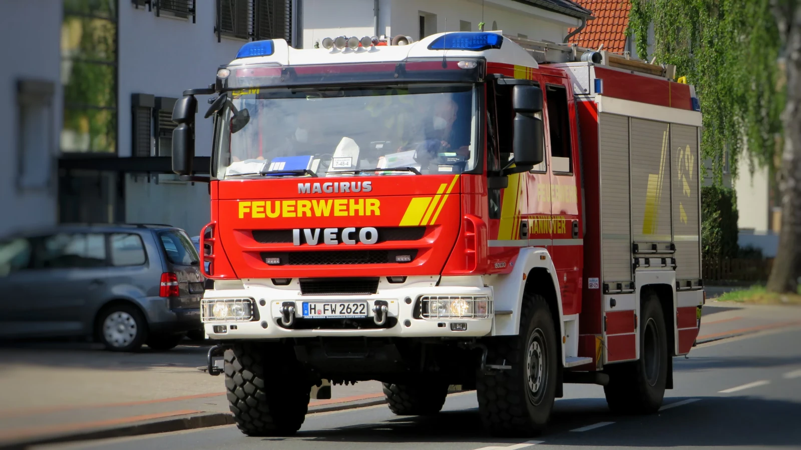 A serious traffic accident caused Affelner Strasse to be closed for hours